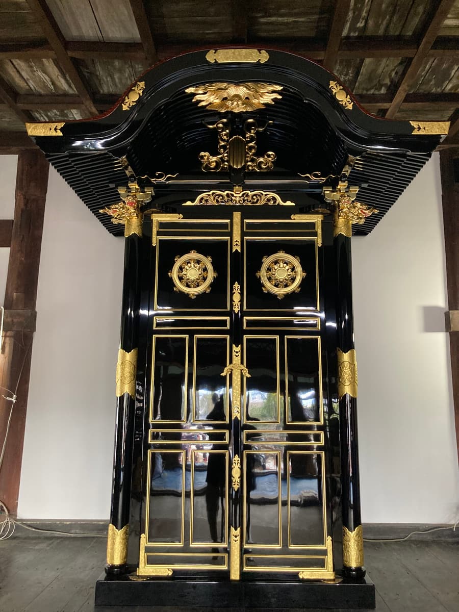 宝積寺の宮殿厨子