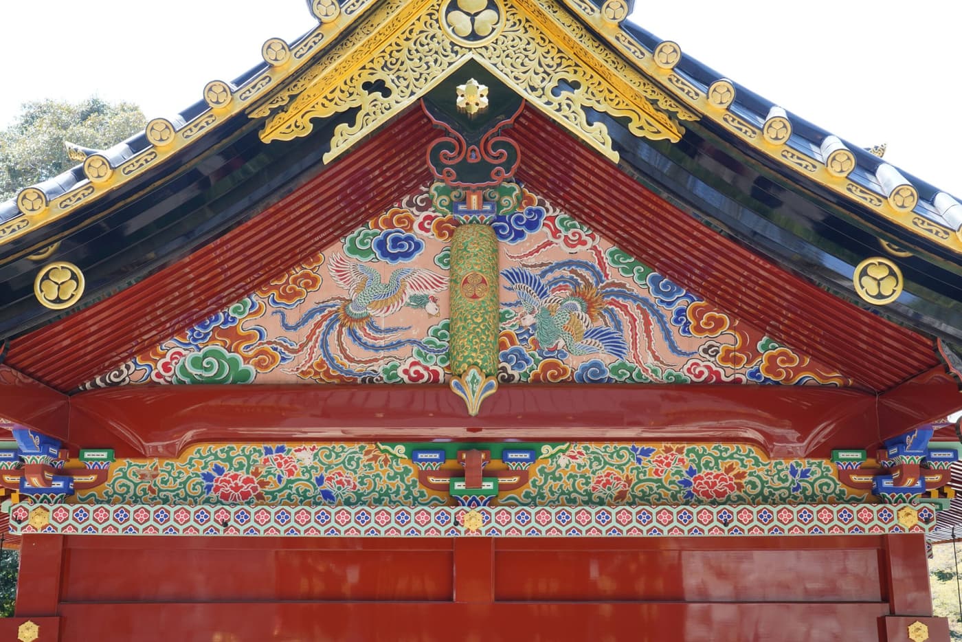 滝山東照宮の彩色
